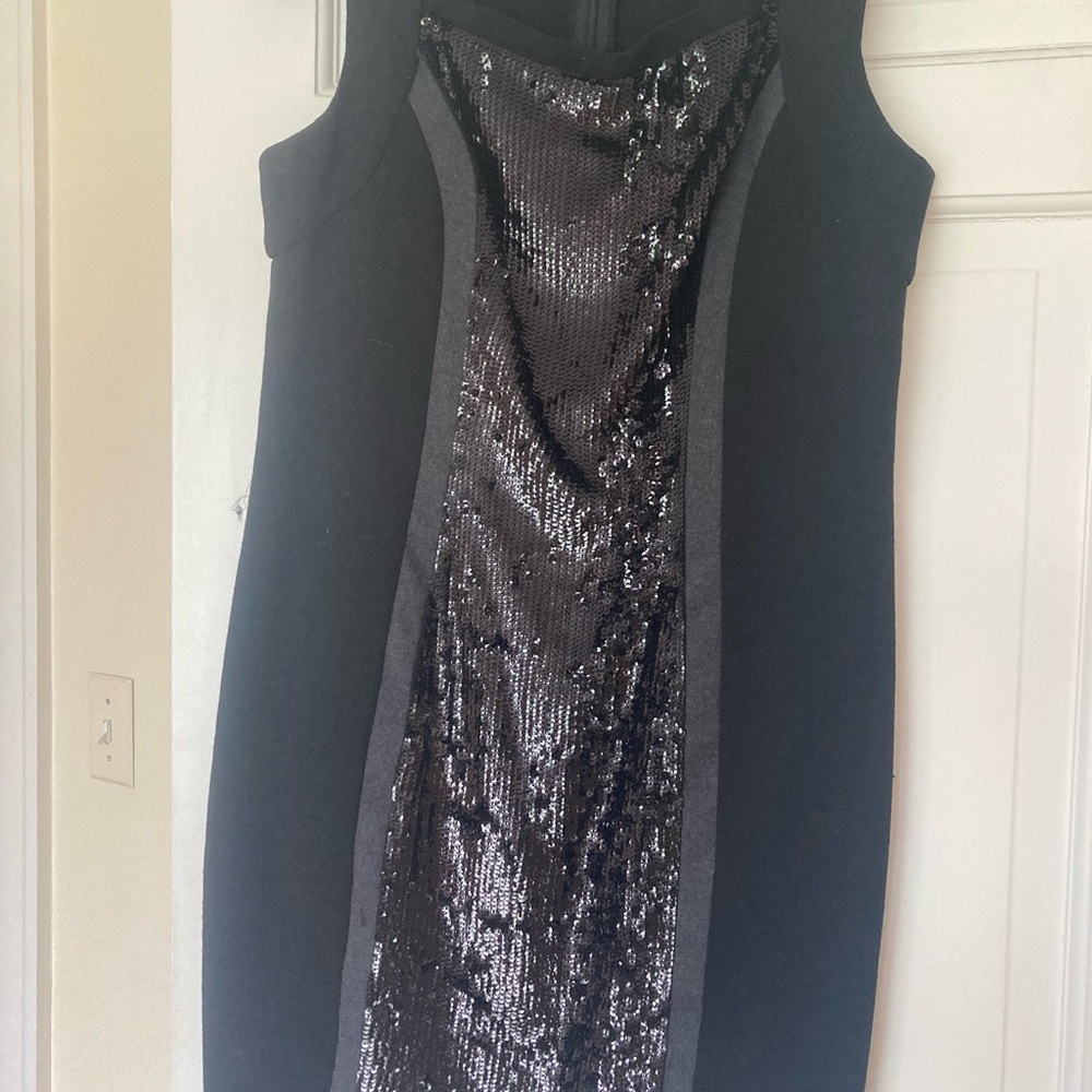 Elegant Black Sequin Dress
